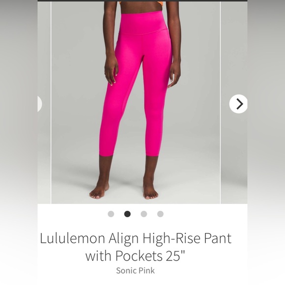 Lululemon Align High-Rise Pant with Pockets 25" BNWT - Picture 3 of 6